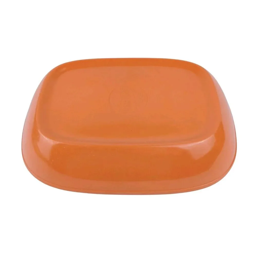 Dallas Ware Plate Rounded Rectangle Tray Melmac MCM Coral